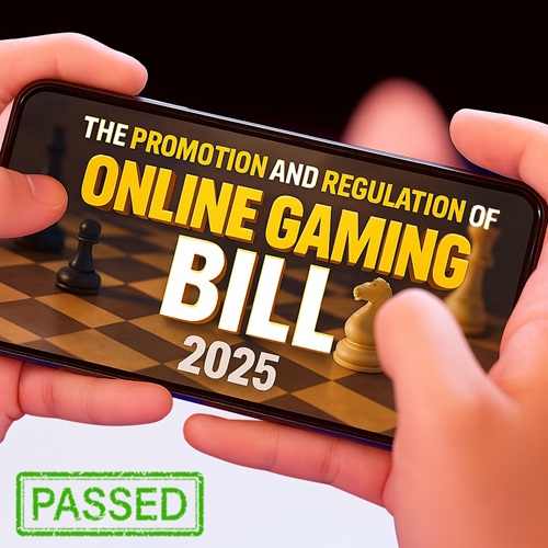 The Promotion and Regulation of Online Gaming Bill, 2025 passed by the Parliament.